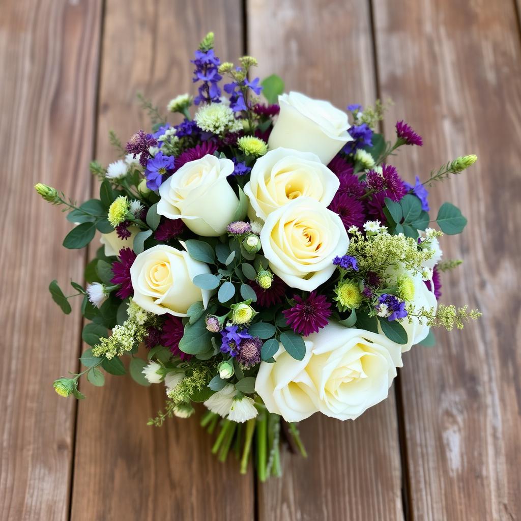 Rustic wedding bouquet